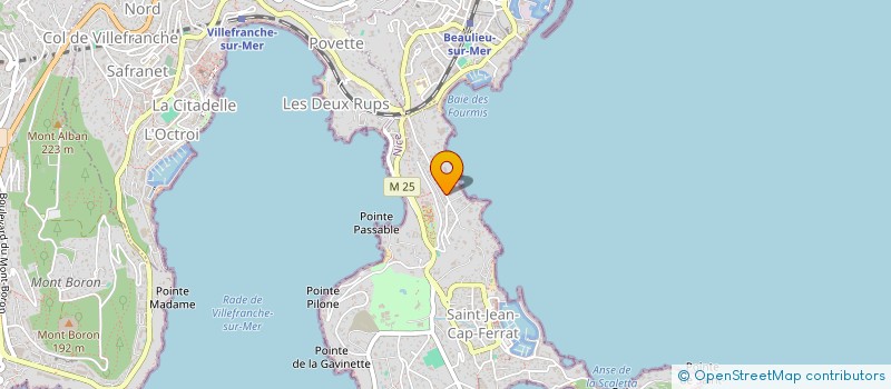 localisation de l'entreprise STE CLAIRE  SAINT-JEAN-CAP-FERRAT