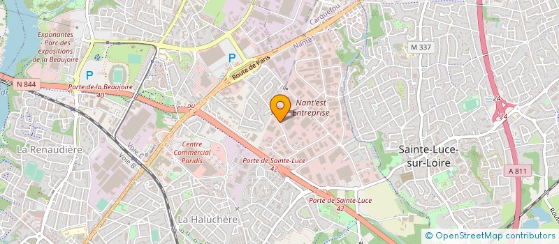 localisation de l'entreprise STE CLCA GUEMENE PENFAO  NANTES