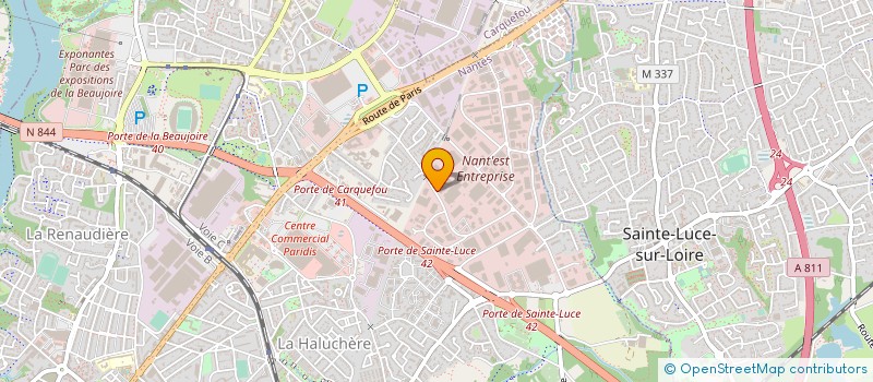 localisation de l'entreprise STE CLCA GUENROUET à NANTES