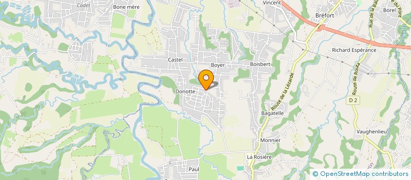 localisation de l'entreprise STE COEX LAPILUS VAUTOUR  LAMENTIN