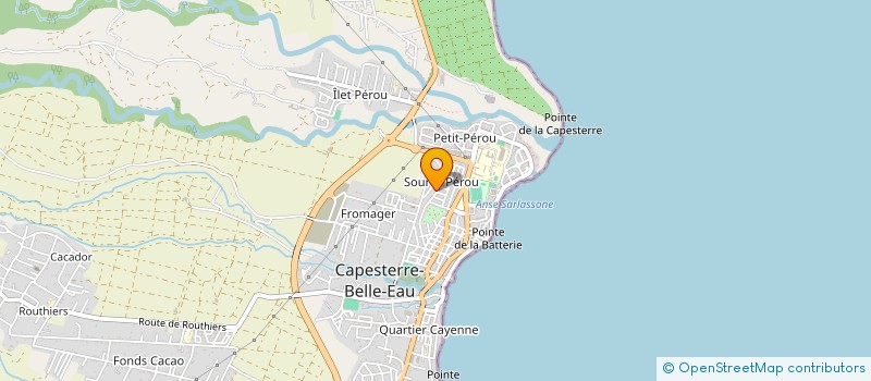 localisation de l'entreprise STE COEX PERIANIN THARSIS à CAPESTERRE-BELLE-EAU