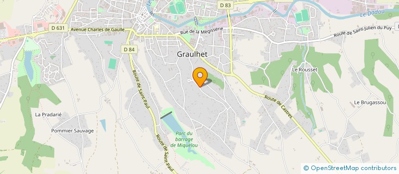 localisation de l'entreprise STE COMMERCIALE BORRAS à GRAULHET