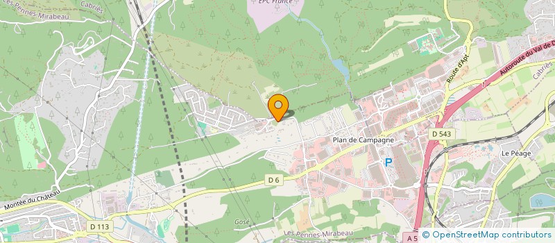 localisation de l'entreprise STE COMMERCIALE PRODUITS ALIMENTAIRES à LES PENNES-MIRABEAU
