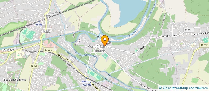localisation de l'entreprise STE CONDEENNE DE MIROITERIE  CONDE-SAINTE-LIBIAIRE