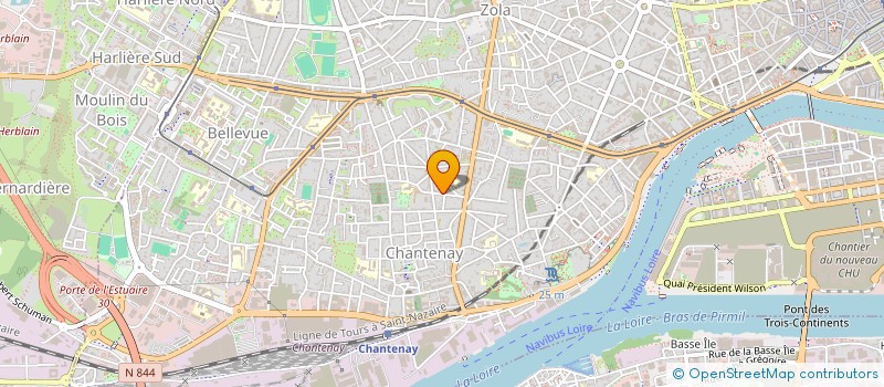 localisation de l'entreprise STE CONSEIL ENTREPRISE PRESTATION INFORM  NANTES