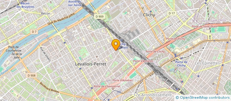 localisation de l'entreprise STE CONSEILS ETUDES D AFFAIRES à LEVALLOIS-PERRET