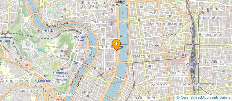 localisation de l'entreprise STE CONST AGGLOM LYON à LYON