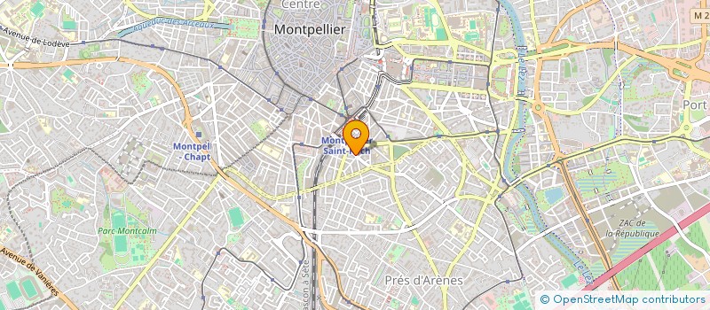 localisation de l'entreprise STE CONST.& AMELIORATION DE L'HABITAT à MONTPELLIER