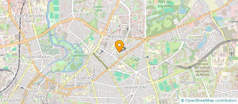 localisation de l'entreprise STE CONST LOCATION D IMMEUBLES  RENNES