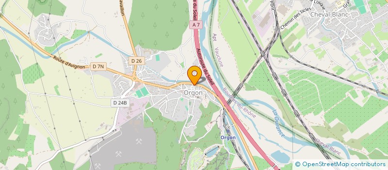 localisation de l'entreprise STE CONSTRUCTION DU PAYS SALONAIS  ORGON