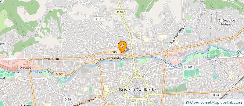 localisation de l'entreprise STE COOP AGRIC NOS FERMES REUNIES à BRIVE-LA-GAILLARDE