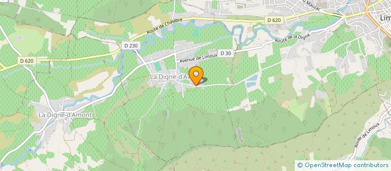 localisation de l'entreprise STE COOP AGRICOLE LES COTEAUX CATHARES  AJAC