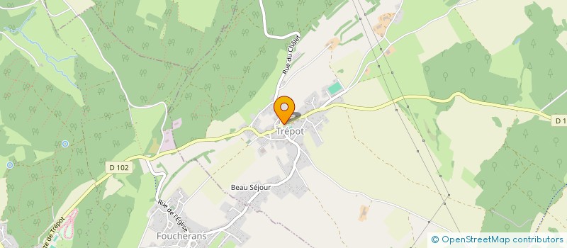 localisation de l'entreprise STE COOP AGRICOLE PASTORALE DE TREPOT  TREPOT