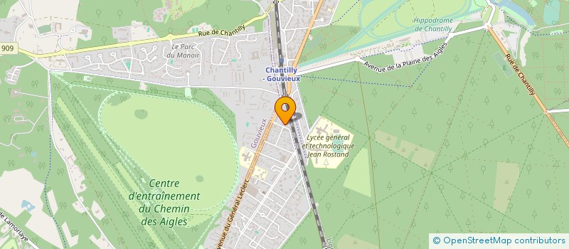 localisation de l'entreprise STE COOPERATIVE DE PRODUCTION à CHANTILLY