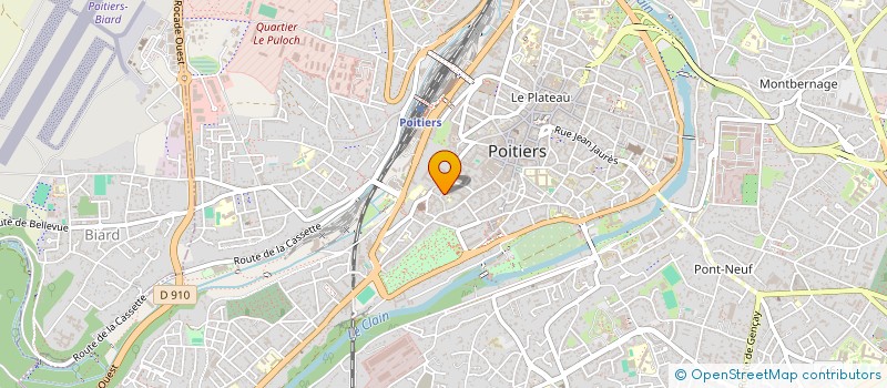 localisation de l'entreprise STE COURTAGE ASSUR DE FRANCE  POITIERS