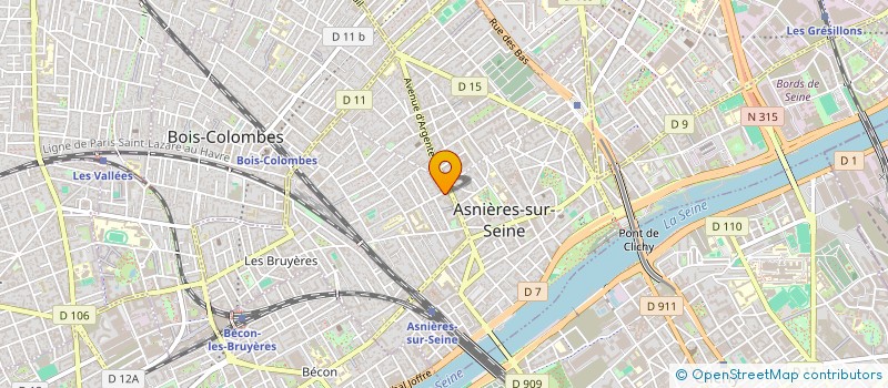 localisation de l'entreprise STE COURTAGE NEGOCE TRANSACTIONS à ASNIERES-SUR-SEINE