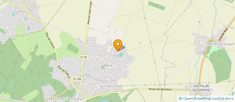 localisation de l'entreprise STE COUVERTURE AGRANDISSEMENT JALONNAGE  MERE