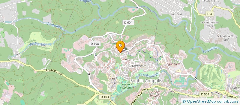 localisation de l'entreprise STE CROSS LEASE à VALBONNE