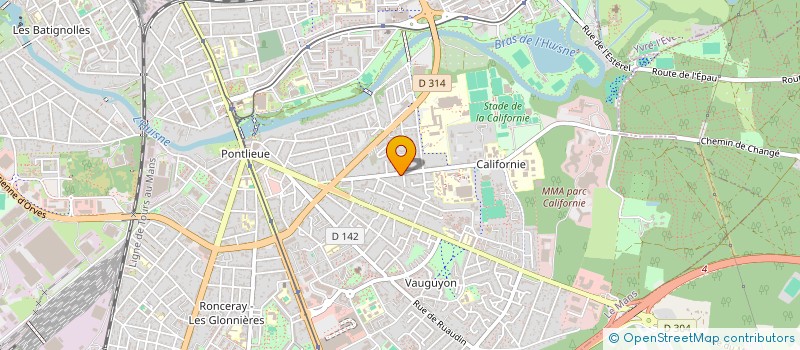 localisation de l'entreprise STE CVILE G C L  LE MANS