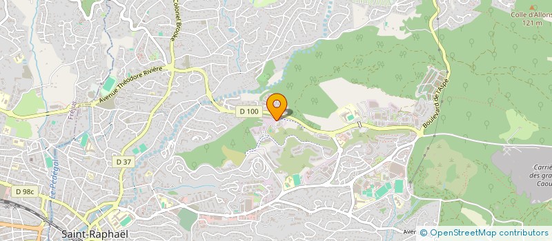 localisation de l'entreprise STE D'AMENAGEMENT DES PARCS DU GOLF DE SAINTE-MAXIME à SAINT-RAPHAEL