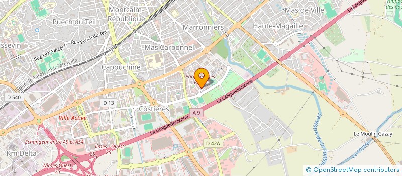 localisation de l'entreprise STE D AMENAGEMENT ET EQUIPEMENT DU GARD  NIMES