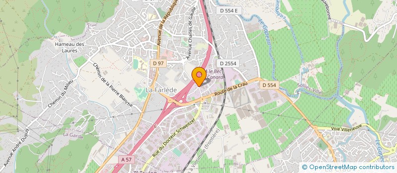 localisation de l'entreprise STE D ASSAINISSEMENT MEDITERRANEENNE à LA FARLEDE