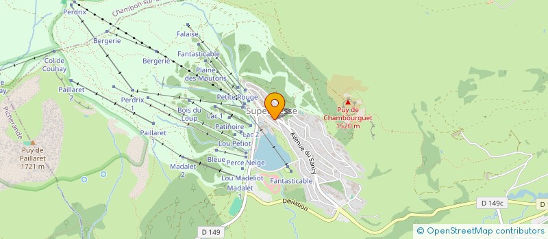 localisation de l'entreprise STE D'AUVERGNE DE GESTION APPARTEMENTS ET TRANSACTIONS  BESSE-ET-SAINT-ANASTAISE