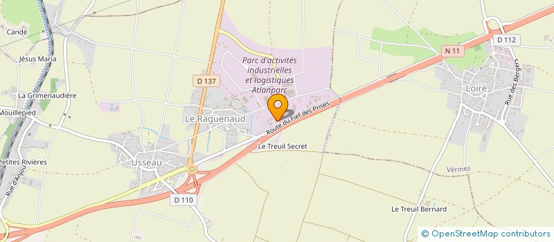 localisation de l'entreprise STE D'EBENISTERIE ET DE MENUISERIE ARTISANALE à SAINTE-SOULLE