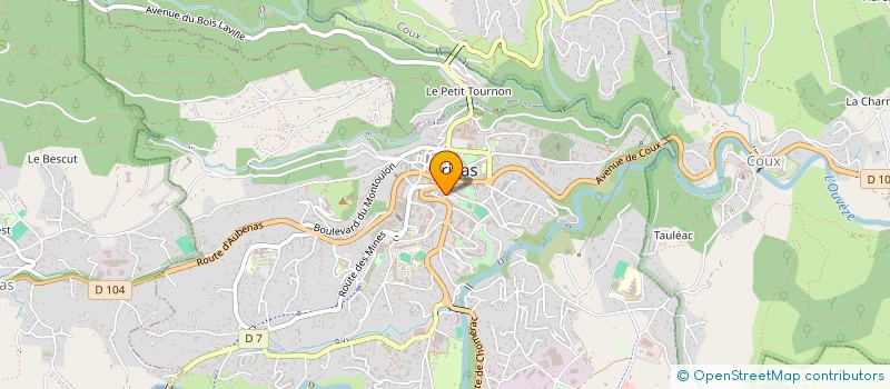 localisation de l'entreprise STE D'EDITIONS ET DE PUBLICATIONS AGRICOLES DU DEPARTEMENT DE L'ARDECHE  PRIVAS