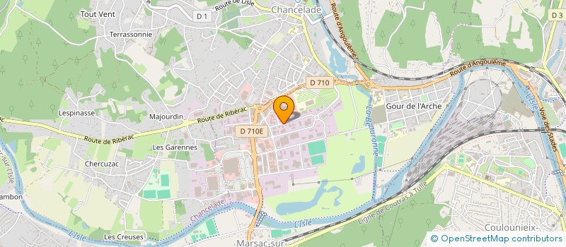 localisation de l'entreprise STE D'EQUIPEMENT ET D'INSTALLATION ELECTRIQUES à MARSAC SUR L'ISLE