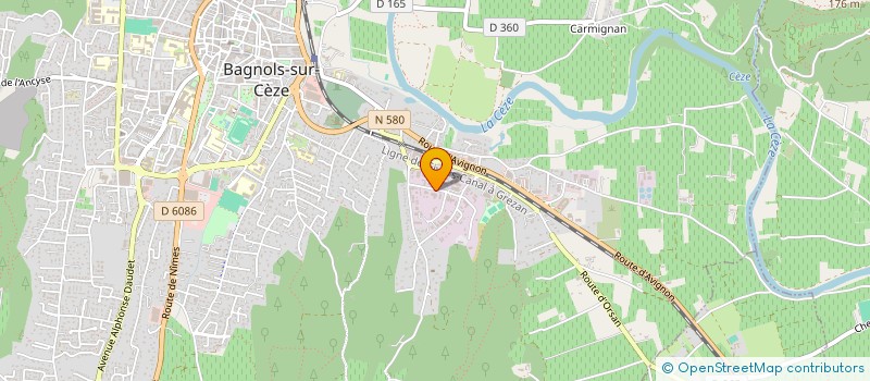 localisation de l'entreprise STE D ETUDE ET DE MONTAGE INDUSTRIEL à BAGNOLS-SUR-CEZE
