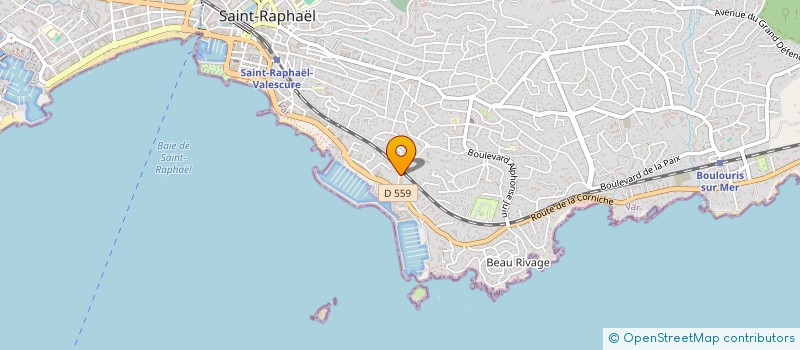 localisation de l'entreprise STE D'ETUDES D'AMENAGEMENT ET D'EXPLOITATION D'INSTALLATION PORTUAIRE ET TOURISTIQUE à FREJUS