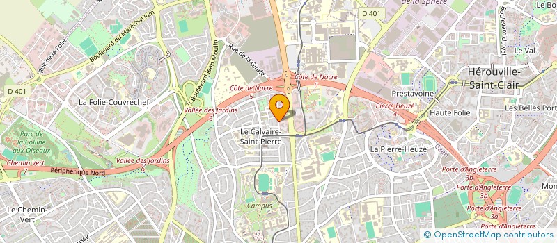 localisation de l'entreprise STE D'ETUDES D'INGENIERIE à CAEN