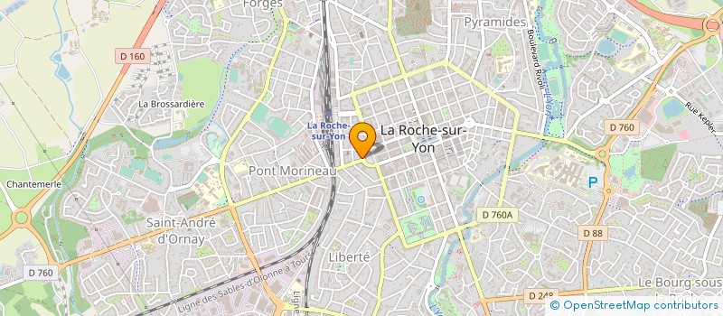 localisation de l'entreprise STE D'ETUDES EN BATIMENTS INDIVIDUELS à LA ROCHE-SUR-YON