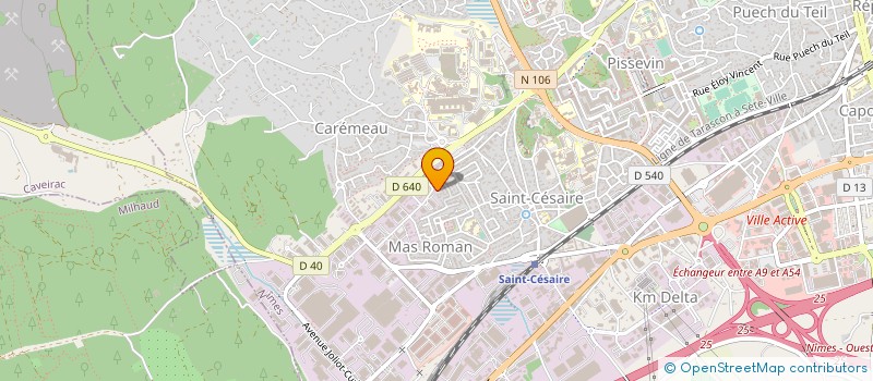 localisation de l'entreprise STE D ETUDES ET DE REAL.TRAV. AMELIOR à NIMES