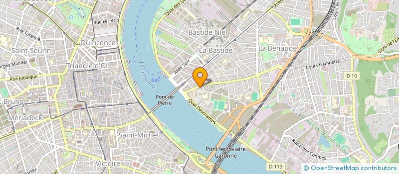 localisation de l'entreprise STE D ETUDES ROGER COUSINET à BORDEAUX
