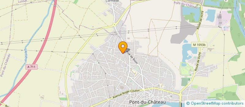 localisation de l'entreprise STE D ETUDES ROUTES ET CANALIS  PONT-DU-CHATEAU