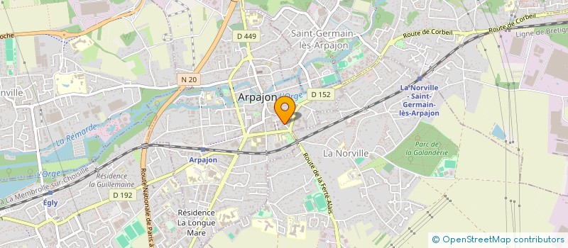localisation de l'entreprise STE D'EXPANSION POUR L'INDUSTR à ARPAJON