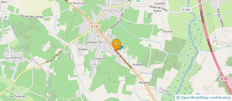 localisation de l'entreprise STE D'EXPL. DES ETABLISSEMENTS MANCIET à BOURG