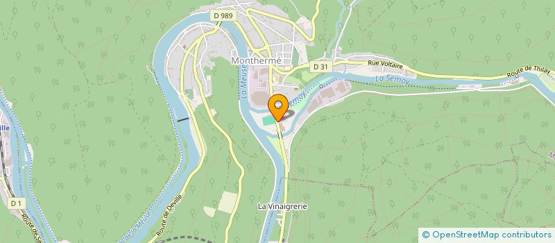 localisation de l'entreprise STE D'EXPL DES ETS GIOVAGNOLI à MONTHERME