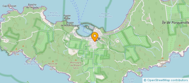 localisation de l'entreprise STE D EXPLOIT COMMER PORQUEROLLAISES à HYERES