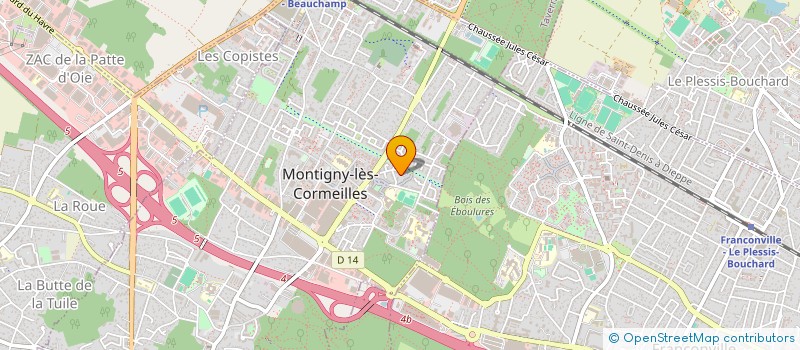 localisation de l'entreprise STE D'EXPLOIT DE MAINT FROID INDUSTRIEL à MONTIGNY-LES-CORMEILLES