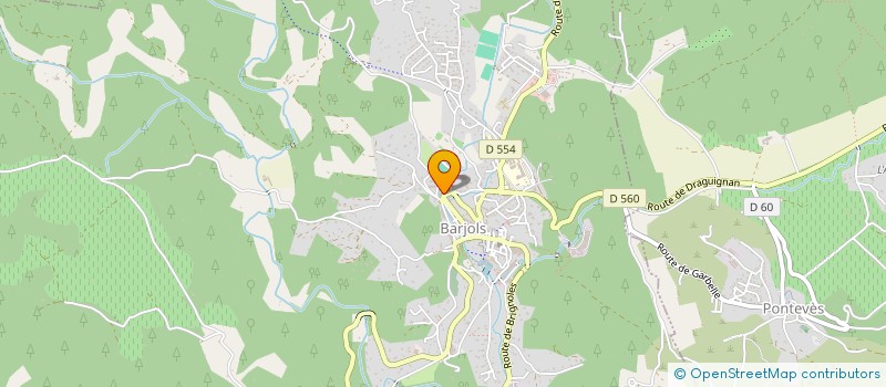 localisation de l'entreprise STE D'EXPLOIT DES ETS JAUFFRET à BARJOLS