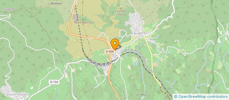localisation de l'entreprise STE D EXPLOIT DU RELAIS DU BEL AIR à FAUGERES