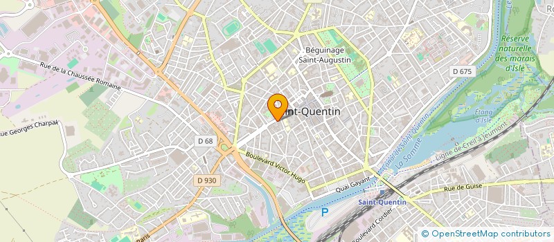 localisation de l'entreprise STE D EXPLOITAT ETS J LAROCHE à SAINT-QUENTIN