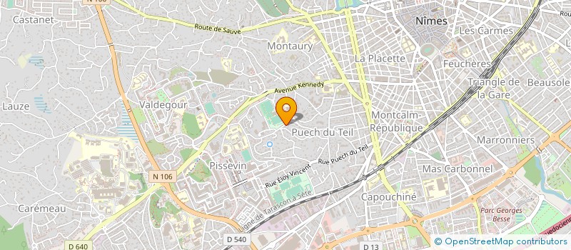 localisation de l'entreprise STE D'EXPLOITATION CABINET MICHEL SANCHEZ à NIMES