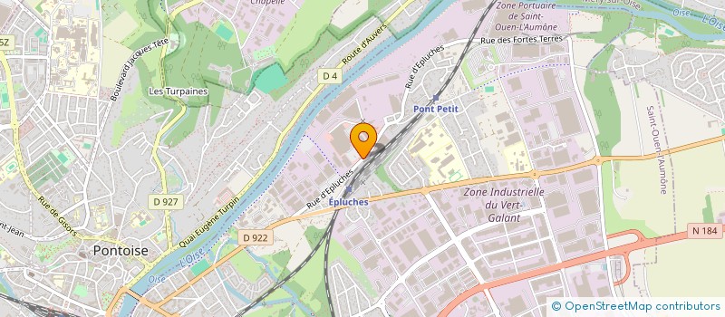 localisation de l'entreprise STE D'EXPLOITATION DE BRASSERIE à SAINT-OUEN-L'AUMONE