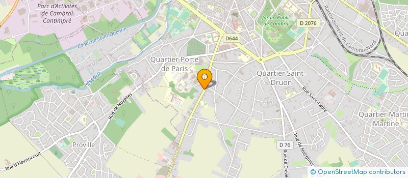 localisation de l'entreprise STE D'EXPLOITATION DE L'HOTEL, BAR, BRASSERIE HOTEL BEATUS à CAMBRAI