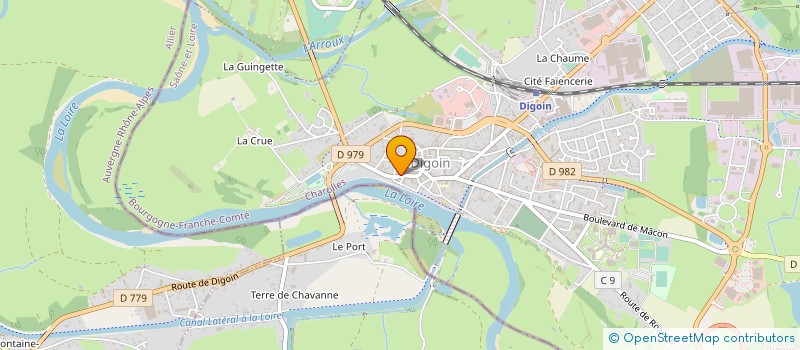 localisation de l'entreprise STE D'EXPLOITATION DE L'IMPRIMERIE SEFER  DIGOIN