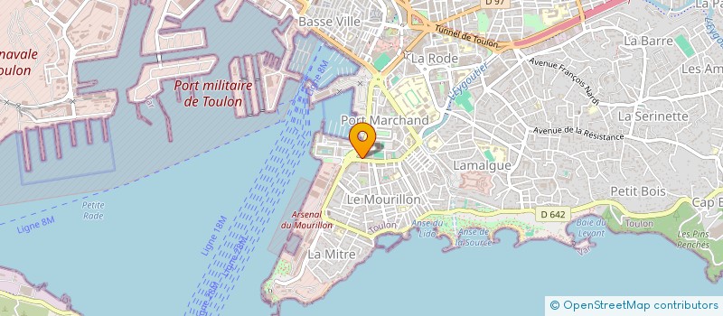 localisation de l'entreprise STE D'EXPLOITATION DE RESTAURANTS PIZZERIA TRAITEURS LA FLAMBEE à TOULON